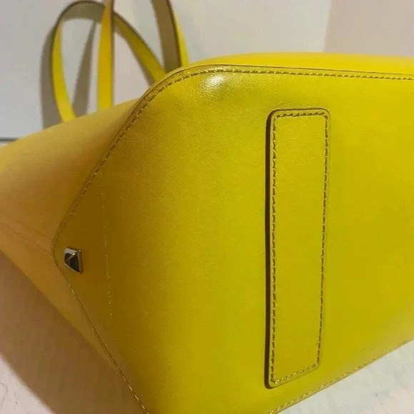 Rebecca Minkoff large yellow tote handbag - Picture 4 of 16